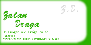 zalan draga business card